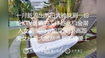 一月新流出厕拍大神找到一份给KTV送酒的工作趁此机会潜入女厕偷拍小姐尿尿(3)高跟美女经量大居然流到了裤腰上